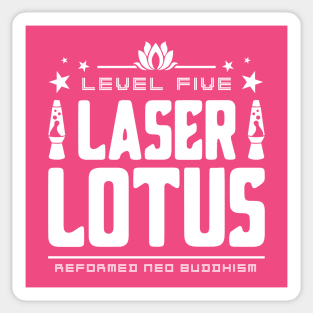 Laser Lotus Pure White Option Sticker